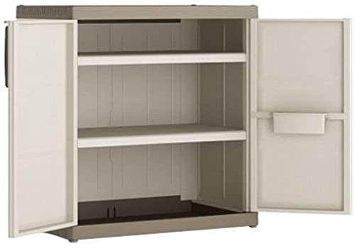 Kis Kunststoffschrank Excellence XL niedrig, 1 Stück, sandfarben, 9681000 0313 02