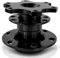 Auto-Dress Snap Off Lenkrad Schnellverschluss - Sportlenkrad Quick Release für Sparco, Momo, OMP Sport Lenkräder - Hohe Ausführung (Schwarz)