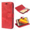 Mulbess Handyhülle für Samsung Galaxy A5 2017 Hülle, Leder Flip Case Schutzhülle für Samsung Galaxy A5 2017 Tasche, Wein Rot
