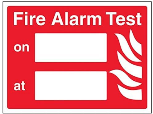vsafety FIRE ALARM Test, Landschaft, (3 Stück), 200 mm x 150 mm, 3