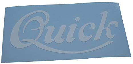 NSU Quick Schriftzug, Sticker, Tank Schriftzug Deko, zum Oldtimer Restaurieren von Lack & Verkleidung. Motorrad Emblem Alternative