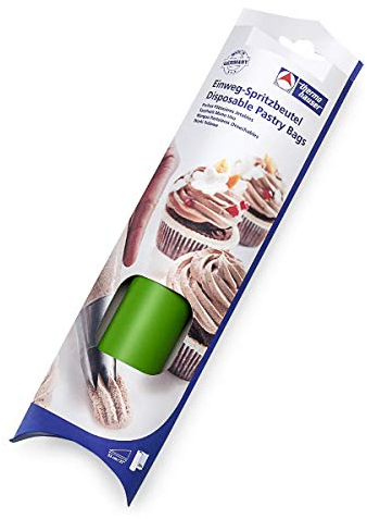 thermohauser Einweg-Spritzbeutel (Kunststoff PE), Maximum Grip grün, 26 Stück., 53,0x28,0x0,008 cm