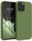 kwmobile Case Compatible with Apple iPhone 12 Pro Max Case - TPU Silicone Phone Cover with Soft Finish - Grassy Green