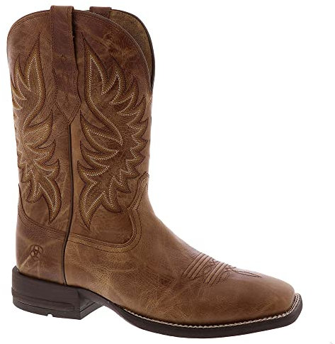ARIAT Brander-Stivale Western, Uomo, Marrone Scuro, 44 EU