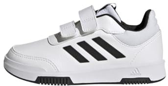 adidas Tensaur Hook And Loop Shoes, Zapatillas Unisex niños, Ftwr White Core Black Core Black, 30.5 EU