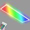 BRILONER Leuchten - Ultraflache Deckenlampe RGBW, LED Deckenleuchte mit Backlight, Neutralweiß, LED Panel, Farbwechsel, Dimmbar, Fernbedienung, Weiß, 7404-016