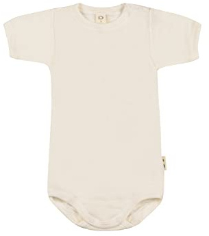 Dilling Kurzarmbody aus Merinowolle/Seide für Babys