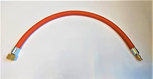 ZaTeChS Propan Butan Gasschlauch | 50cm (0.5m) | DN 5 Type 21-1/4 Zoll LKS Anschluß | Propangasschlauch | Gas Hose für Schnellanschluss und Anschluss an eine Gasflasche oder einen Herd