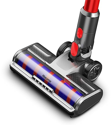 Nekuma Bürste Ersatz-Staubsaugerkopf kompatibel mit Dyson V7 V8 V10 V11 V15 - Weiche Rollenbürste für Hartböden mit LED-Lichtern