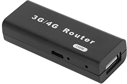 3G/4G-WLAN-Router, Tragbarer RJ45-USB-WLAN-Router, 150 Mbit/s WLAN-Hotspot, Kompatibel mit HSDPA HSUPA HSPA+, CDMA EVDO Rev A B