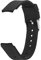 Alienwork Bracelet de Montre Bracelet en Silicone Noir Barre à Ressort à Dégagement Rapide Silicone Léger Doux Imperméable