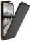 EAZY CASE Hülle kompatibel mit Samsung Galaxy S23 Flip Cover zum Aufklappen, Handyhülle aufklappbar, Schutzhülle, Flipcover, Flipcase, Flipstyle Case vertikal klappbar, aus Kunstleder, Schwarz