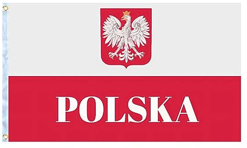 Bandera de Polonia, bandera colores Polonia, bandera 150cm x 90cm, bandera Polonia (Polonia)