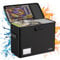 Tamfile Fireproof Comic Book Storage Box with Lock, 15.6 x 7.5 x 11.4 Large Capacity Comic Books Organizer Box, Waterproof Moistureproof Collapsible Comic Short Box Holds 150-175 Comics, Black