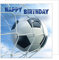 Edition Seidel Premium quadratische Geburtstagskarte mit Umschlag. Glückwunschkarte Happy Birthday Billet Karte Mann Frau Teenager Kinder Fußball (GQ116)
