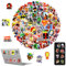 100 Stück superhelden Sticker Marvel Aufkleber Graffiti Decals Stickerbomb für Auto, Skateboard, Koffer, Motorräder, Fahrräder, Boote, Laptop, Snowboard Gepäck und Glatte Oberfläche