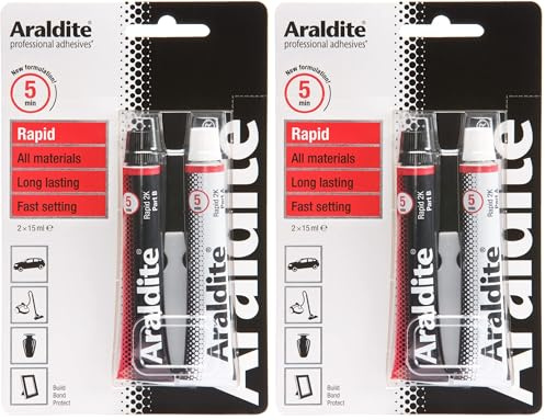 Araldite® Rapid 15ml x 2 Tubes Epoxy (Pack of 2)
