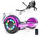 VOUUK 6,5 Zoll Hoverboard mit Sitz, Hoverboard mit Kart, Bluetooth und LED Lichter, für Kinder