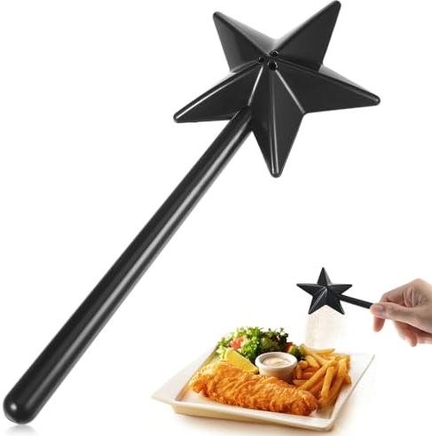 Sternförmiger Zauberstab Gewürzstreuer, Zauberstab Salz Pfefferstreuer Und Pfefferstreuer, Gewürzstreuer, Nachfüllbare Magische Gewürzstäbe, Spices Spice Shaker mit Löchern