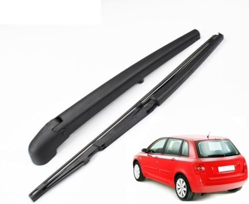 LMMPP Escobilla y Brazo del limpiaparabrisas Trasero para Fiat para Stilo 192 Hatchback (2001-2010) limpiaparabrisas Trasero del Coche