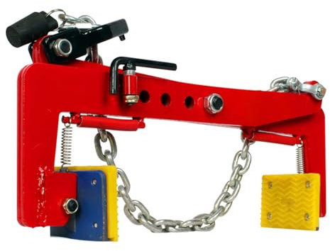 Heavy Duty Steel Beam Clamp, Lifting Clamps Beam Jaw Opening Adjustable, Chain Lifting Clamps, Alloy Steel Forging, for Lifting and Transporting Concrete Blocks/Granite/Glass Slabs (A50)