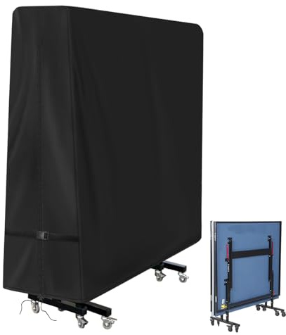 Ping Pong Table Cover 600D Tennis Table Cover for Folding Ping Pong Table