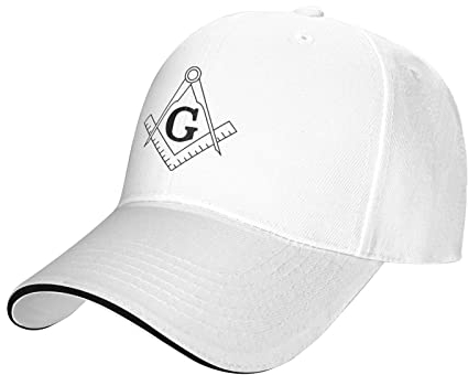 Baseballmütze Freimaurer Sonnenmütze Sonnenschutz Freizeit Mütze Verstellbar Basecap Kappe, Für Golf, Frauen, Draussen Kletter