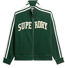 Superdry Haut d'entraînement décontracté Athletic Essentials pour femme avec application, Vert émail, 40