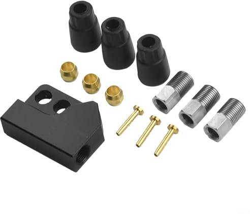 Hochleistungs-Brems-T-Verbindungsstück für hydraulische Bremse, entworfen für Fahrrad- und Elektrofahrzeuge (vorne)