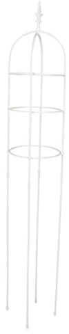 CIYODO Pergola Gitter rankengestell blumentopf Halterung Pflanzenstützgerüst Pflanzenstützpfähle Klettergerüst für Pflanzen Anlage Gartengerät Kletterpflanzen Spalier PE-Umspritzung Black