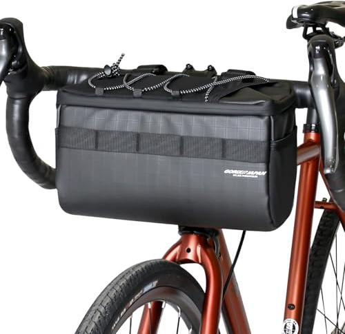 GORIX Fahrrad-Fronttasche, Lenkertasche, 4 l, große, wasserdichte Innentasche, für Rennräder und Mountainbikes (MT.FRO-3)