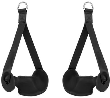 CVZQTE Ergonomischer Seilzug-Griff für Kabelmaschinen-Befestigungen, Krafttraining, Workout