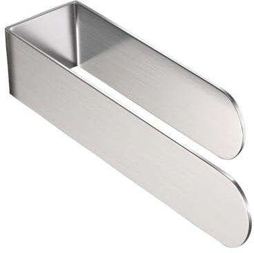 Hand Towel Holder Self Adhesive - Stainless Steel Self Adhesive Bathroom Towel Bar Stick on Wall for Bathroom