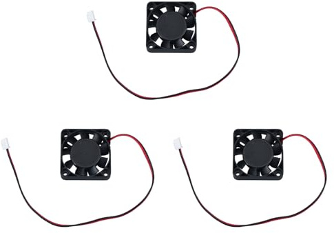 Kznifmk 3 Stück 40 mm x 40 mm x 10 mm DC 12 V Kühlventilator