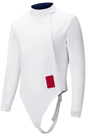 YZWZZXC 350N Fechtjacke, Fechten Ausrüstung, Bequem und Weich, für Florett, Degen und Säbel, Unisex, Rechtshänder