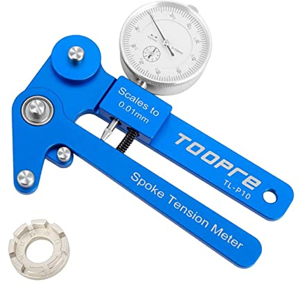 Digitaler Speichenspannungsmesser, Aluminiumlegierung, Rad-Tensiometer, Kalibrierwerkzeug für Rennrad, Mountainbike, Felgeneinstellung, mechanisches Messgerät