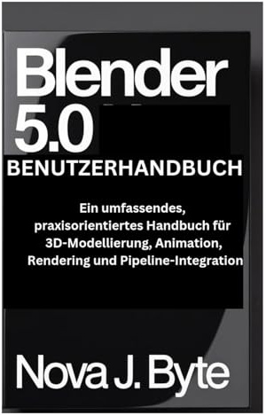 BLENDER 5.0 BENUTZERHANDBUCH: Ein umfassendes, 3D-Modellierung, Animation, praxisorientiertes Handbuch für Rendering und Pipeline-Integration