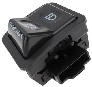 eMagTech Interruptor de Faro Moto 4pin hi/Low para Manillar Compatible con Sym Symply