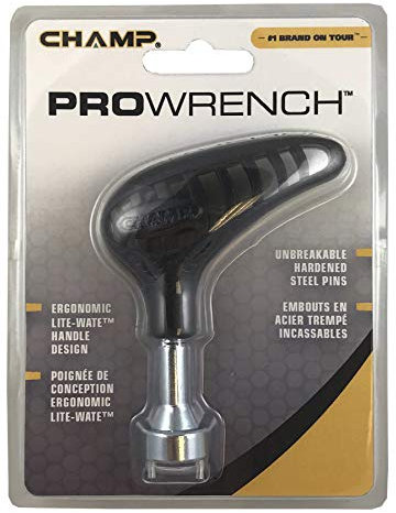 LONGRIDGE Spikes für Schuhe Champ Golf Pro Spikeschlüssel Llave, Unisex, Negro