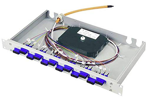 TELEGARTNER Panneau de brassage fibre optique 6 ports LC 1 U