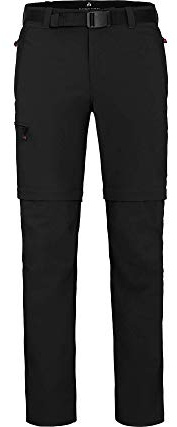 Bergson Baker Zipp-Off | Herren Wanderhose, vielseitig, pflegeleicht, Black [900], 60 - Herren