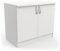 Meuble Bas Cuisine Avec Plan De Travail 2 Portes - 100% Résistant A L'Eau – NOVA – Coloris Blanc Mat - 60 x 100,1l x 85 cm