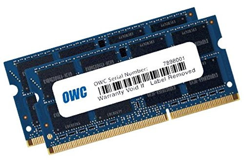 OWC OWC1600DDR3S16P 16GB DDR3 1600MHz Memory Module - Memory Modules (16 GB, DDR3, 1600 MHz, Laptop, 204-pin So-DIMM, 2 x 8 GB)