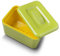 Zeal Insulated Butter Dish, Large 500 grams Capacity Double Walled Butter Tub/Container with Lid, Melamine - Lime Green