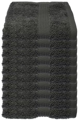 Julie Julsen 10er Pack Gästetuch 29 Farben erhältlich weich und saugstark 500gsm Öko Tex Anthrazit 30 x 50 cm B-Ware