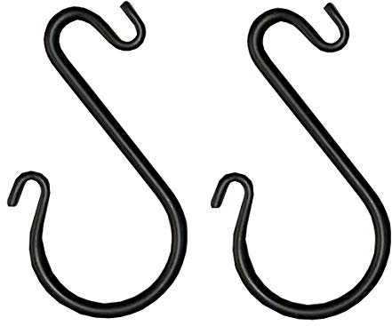 Selections Steel Tree Hanging S Hooks for Bird Feeders and Baskets (Pack of 2)