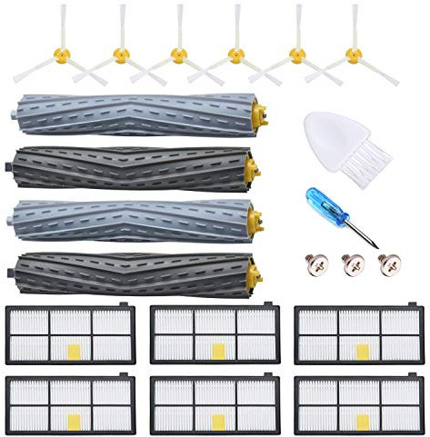 JoyBros Confezione da 12 filtri di ricambio ad alta efficienza, compatibili con aspirapolvere Roomba serie i&e: i7, i7+, E5, E6, E7