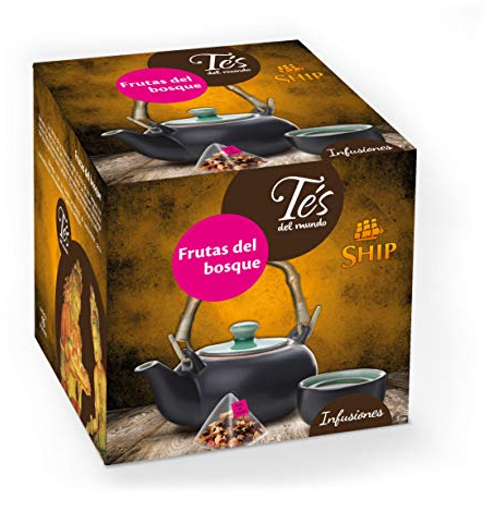 Ship - Té Frutas del Bosque - Infusión con 15 Pirámides - Contiene Propiedades Digestivas - Sabor Dulce - Infusión Digestiva - Aporta Bienestar y Tranquilidad, 37.5 gramo, 1