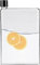 GOTOTOP Flache Wasserflasche, 750 ml, A5, Kunststoff, Memo-Papier, Wasserflasche, wiederverwendbar, dünn, BPA-frei, Flasche für Schule, Aktivitäten, Outdoor, Fitnessstudio, Radfahren, Wandern