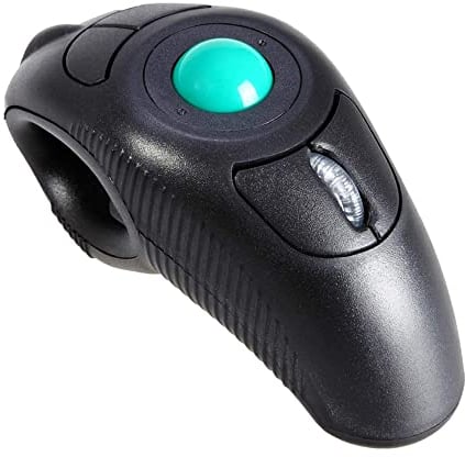 IMAGE Trackball Maus Kabellose USB Handheld Funkmaus mit Laser für Rechts- oder Linkshänder